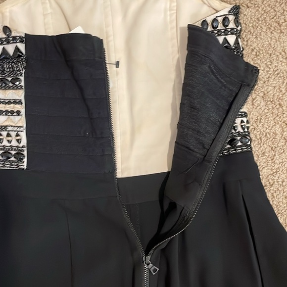 Alice + Olivia beaded strapless wide leg high waist jumpsuit it’s 4 NWT - Picture 15 of 15